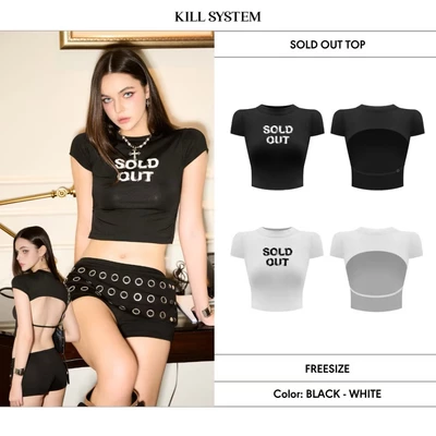 [LINK MỚI] Áo hở lưng ôm body tôn dáng SOLD OUT - 𝐊𝐈𝐋𝐋 𝐒𝐘𝐒𝐓𝐄𝐌