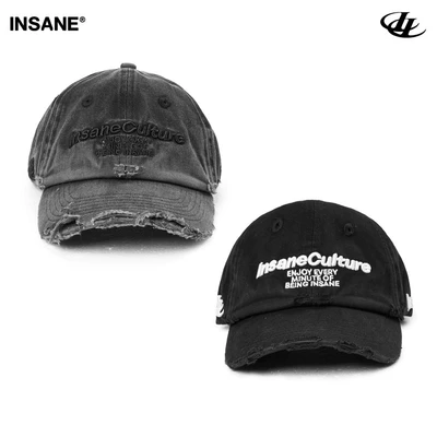 Nón Lưỡi Trai InsaneClo INSN WASHED CAP Form Basic Unisex Chất Liệu Cotton Kaki