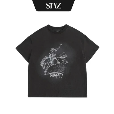 Áo Thun Boxy SNAZZY Unisex Nam Nữ Chất Liệu Cotton Chính Hãng - PHANTOM RIDER TEE