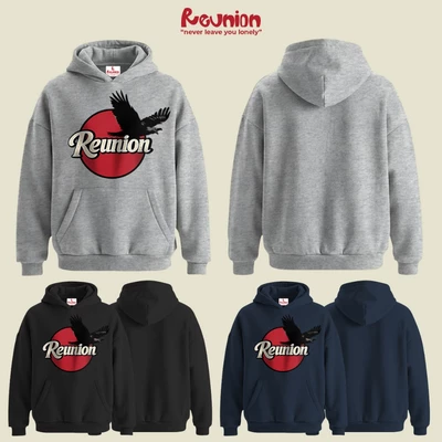 RNC EAGLE Hoodie - Áo Nỉ Chui Có Mũ In Hình Form Oversize Nam Nữ Chính Hãng Brand REUNION