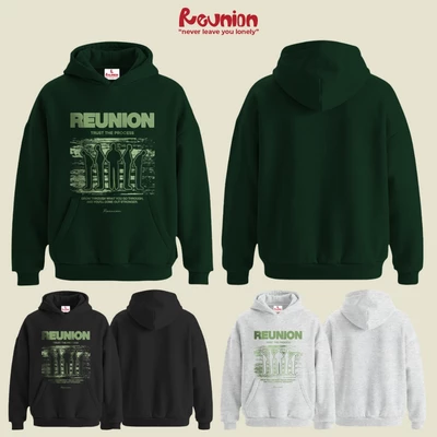 RNC TRUST THE PROCESS Hoodie - Áo Nỉ Chui Có Mũ In Hình Form Oversize Chính Hãng Brand REUNION