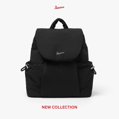 Balo Chần Bông Nam Nữ BAMA Mellow Backpack Cặp Đi Học Đi Làm Nhiều Ngăn Đựng Laptop 13 14 inch