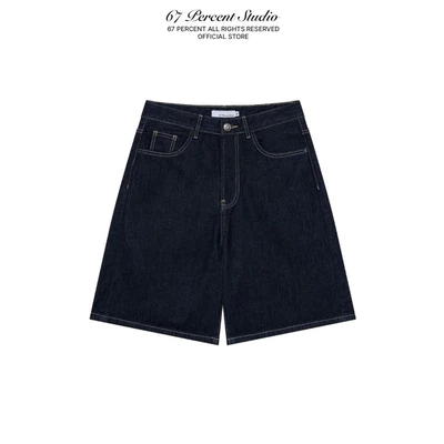 Quần Shorts Jeans Dáng Lửng 67PERCENT/67% - RAW INDIGO SHORTS