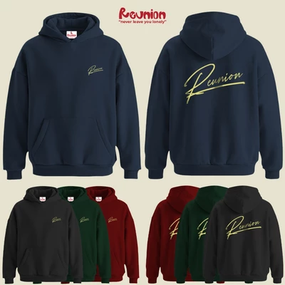 RNC SIGNATURE Hoodie - Áo Nỉ Chui Có Mũ In Hình Form Oversize Nam Nữ Chính Hãng Brand REUNION
