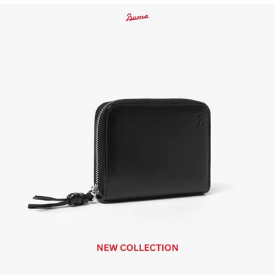 Ví Da Cầm Tay Mini Nam Nữ BAMA Pouch Zipper Wallet Ví Đựng Tiền Da Cao Cấp Unisex Bền Đẹp Nhiều Ngăn