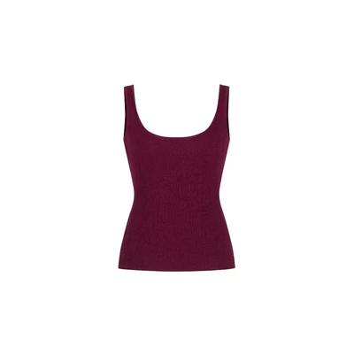 RUBIES Rae Top - Áo Dệt Kim Nữ 2 Dây Cổ U