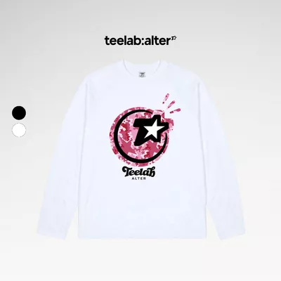 Teelab Alter Regular Cotton TI STAR Rhinestone Long Sleeve TS420
