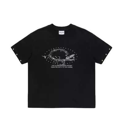 Áo thun form Boxy EXCAVATED FOSSIL TEE Cotton PARADOX AT6P0506