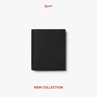 Ví Da Dáng Đứng Nam Nữ BAMA Classic Wallet Bóp Da Cao Cấp Unisex Bền Đẹp Nhiều Ngăn Dùng Hằng Ngày