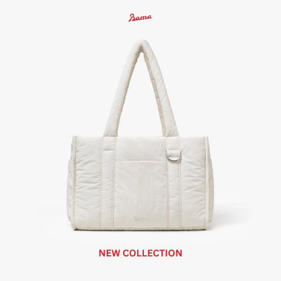 Túi Tote Chần Bông Nam Nữ BAMA Boxy Bag Túi Xách Đeo Vai Đi Học Đi Làm Nhiều Ngăn Đựng Laptop 13inch
