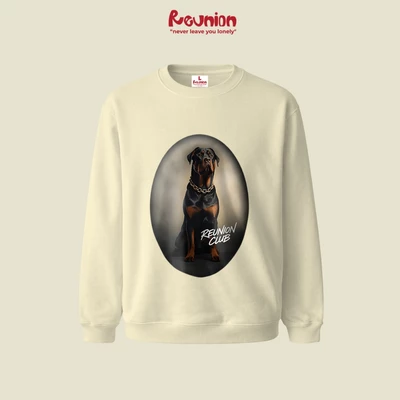 RNC DOBERMANN Sweatshirt - Áo Nỉ Dài Tay In Hình Áo Sweater Nam Nữ Form Oversize Brand REUNION