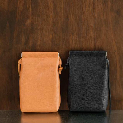 Túi đeo chéo da Pu nút nam châm Selected Meca Phone Bag