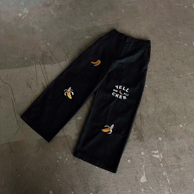 YELLOW FLICKER Quần dài denim banana unisex