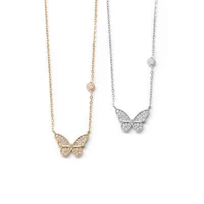 ( QUÀ KÈM KHÔNG BÁN ) Quà Tặng Dây Chuyền Butterfly Necklace - Chất Liệu Thép Không Gỉ