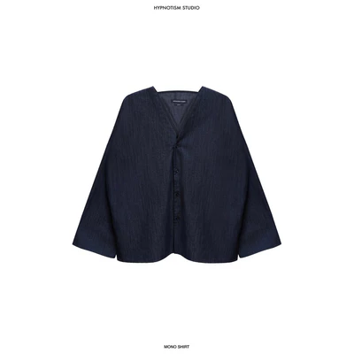 Hypnotism Mono Shirt Áo cổ V tay rộng form relaxed boxy fit (Hỏa tốc)