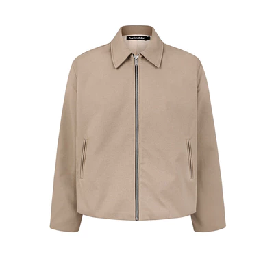 Áo Khoác Kaki Be Boxy Cao Cấp - Ivankov Harmony Khaki Jacket