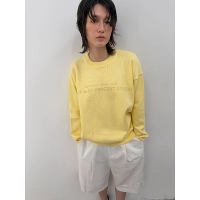 Áo Len Dài Tay In Chữ 4 Màu 67PERCENT / 67% - AUTUMNE SWEATER