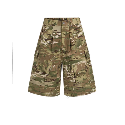 Quần Short Túi Hộp Kaki Màu Camo - Ivankov Engine Khaki Cargo Short