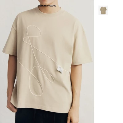 [New8] Áo Thun Oversize Line Art Bear Chất Liệu Thun Cotton Thoải Mái Năng Động, AT0398 SOME HOW STORE