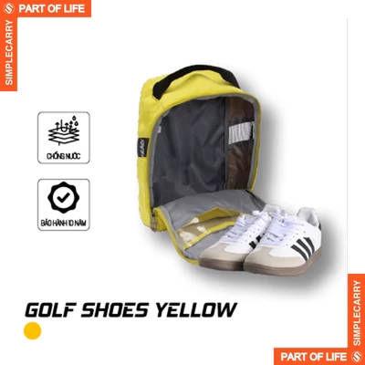 Túi Đựng Giày Shoe Bag màu Vàng SimpleCarry Chính Hãng 골프 신발 주머니 가방