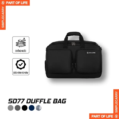 Túi Du Lịch SimpleCarry Duffle SD77 Sức Chứa Lớn, Độ Bền Cao, Có Túi Lưới Đựng Giày
