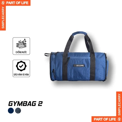 Túi Tập Thể Thao GYM 2 SimpleCarry Nhiều Ngăn, Chứa Giày, Chống Nước