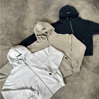 Áo Hoodie Zip ESSENT Cinder, Áo Local Brand Form Boxy Unisex Chất Vải Dày Đẹp