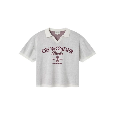 Áo len tay ngắn OWST Collar Knitted Tee - Refined Athletic Collection