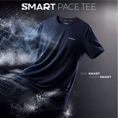 Áo Thun Nam TORANO SMART PACE TEE Trơn In Phản Quang, Co Giãn Thoải Mái, Thấm Hút Mồ Hôi, Siêu Thoáng Khí HSTS902