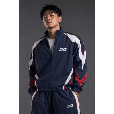 Jacket Degrey màu NAVY THÊU LOGO ATHLETE áo khoác dù thể thao - JKLOGONAVY
