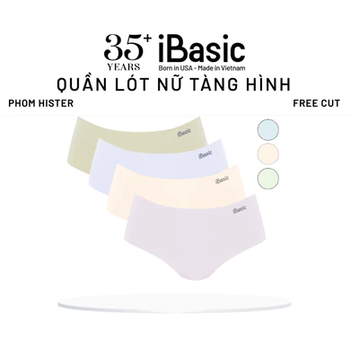 Combo quần lót nữ su không đường may iBasic lưng cao không lộ viền free cut phom hipster V029