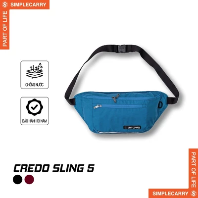 Túi Đeo Chéo Thời Trang Nam Nữ Phong Cách Hàn Quốc SimpleCarry Credo Sling 5 Dạ Quang, Vải Trượt Nước Cao Cấp