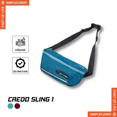 Túi Đeo Chéo SimpleCarry Credo Sling 1 Có Dây Dạ Quang, Trượt Nước, Co Dãn Tốt