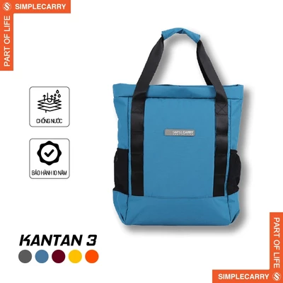 Balo Thời Trang SimpleCarry Kantan 3 Trượt Nước, Mút Lưng Êm ÁI, Ngăn Chứa Rộng
