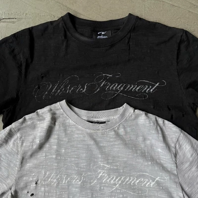EMBER TSHIRT / Áo thun wash có mài rách in trame Whose Studio nam nữ