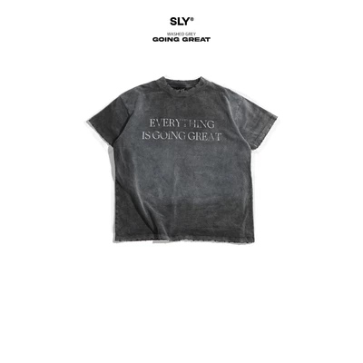 Áo thun Oversize SLY Going Great Grey