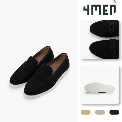 Giày Lười trơn  4MEN G024