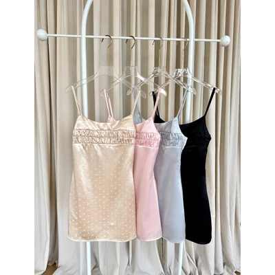 KIDO - Đầm lụa hai dây dáng ngắn PHOEBE DRESS
