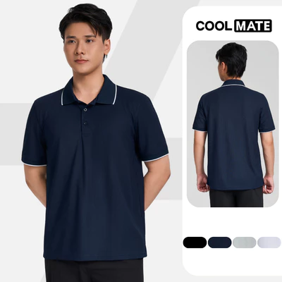 Áo Polo nam SCafé nam tính khử mùi hiệu quả Coolmate
