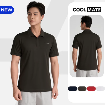 [DEALSV]Áo Polo thể thao đa năng Exdry Flexmotion, Áo thể thao siêu nhẹ thoáng mát Coolmate