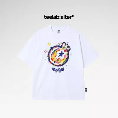 Áo Thun Teelab Alter Oversized Cotton TI STAR Ripple Tee TS435