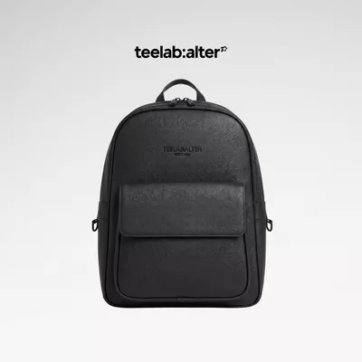 Balo Da Teelab Alter Leather Basic Logo Embroidered Backpack AC122