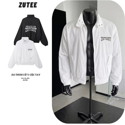 Áo Khoác Gió Jacket ZUTEE Áo Khoác Chống Nắng Khoác Dù Mỏng Form Boxy Gió Nhăn