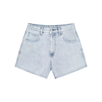 KIDO - Quần jean shorts xanh nhạt RAW JEAN SHORTS LIGHT BLUE