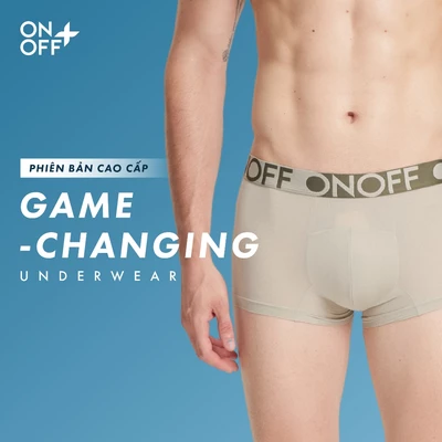 ONOFF TRAINING | Quần lót thể thao, tập luyện nam active dáng trunk microfiber mesh siêu nhẹ thoáng khí - 18UO25A417