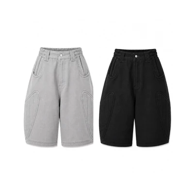 Quần RANVERBAE KAIHO PAD Jort Black / Gray