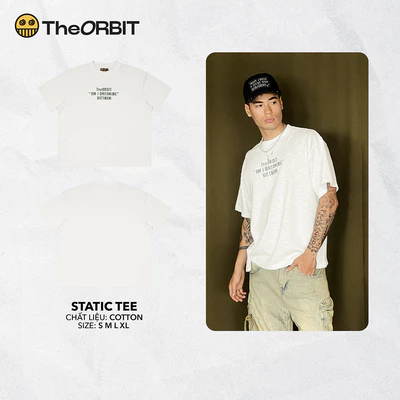 Áo Thun Nam Nữ The ORBIT Static Tee Chất Liệu Slub Cotton- Local Brand Chính Hãng