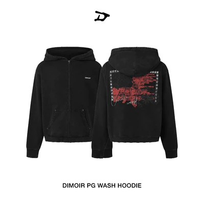 Áo khoác DIMOIR PG màu Wash ĐEN