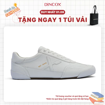 Giày Sneaker Da Nam Nữ Dincox DC47 WHITE Shoes Đế Bằng, Bền Và Nhẹ Hơn- Da Dincox Thời Thượng