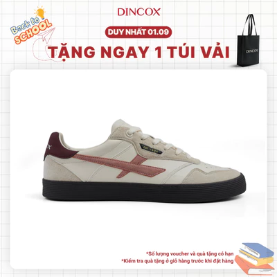 [NEW ARRIVAL] Giày Sneaker Nam Nữ DC48 BRICK SUNSET Dincox Shoes Đế Bằng - Da phối Suede Cao Cấp